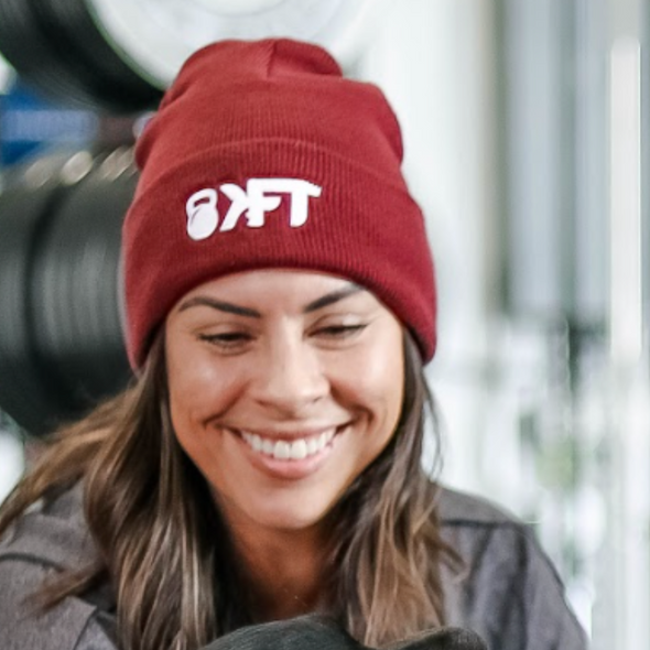 KFT Embroidered Logo Beanie - Maroon