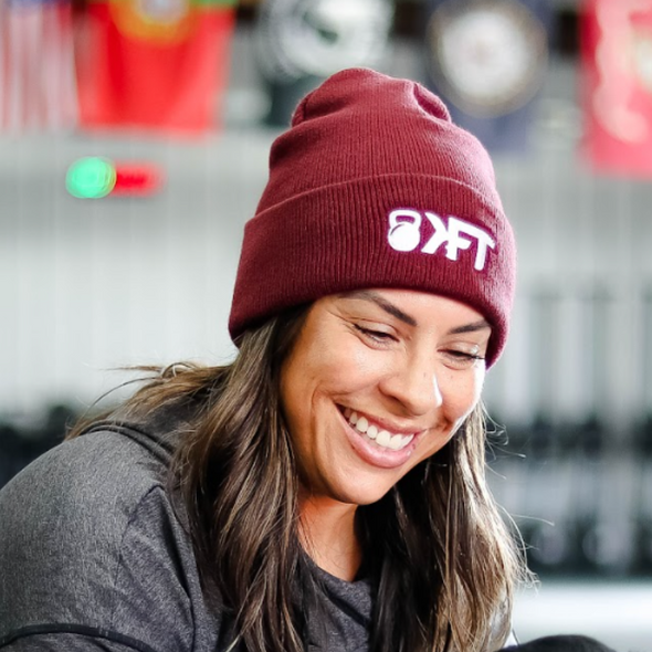 KFT Embroidered Logo Beanie - Maroon