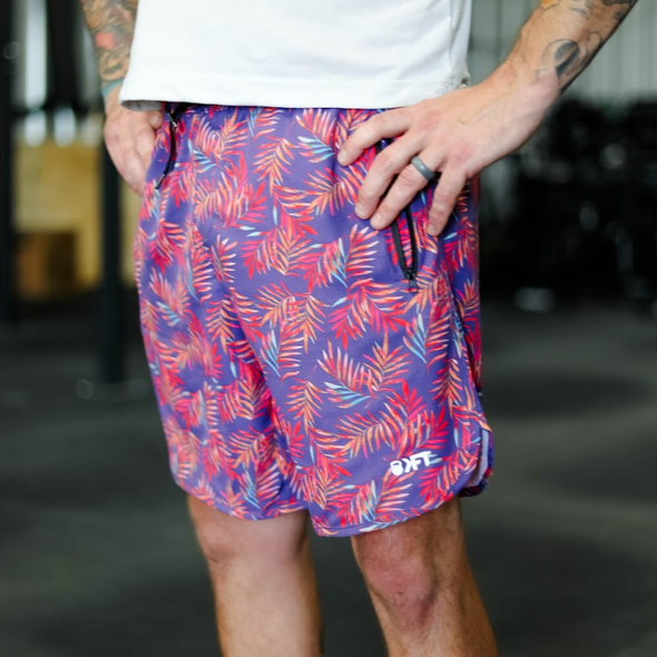 On the Go Shorts - Mens Paradise Palm