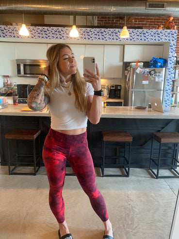 High-ly Recommended Leggings Full Length - Lava