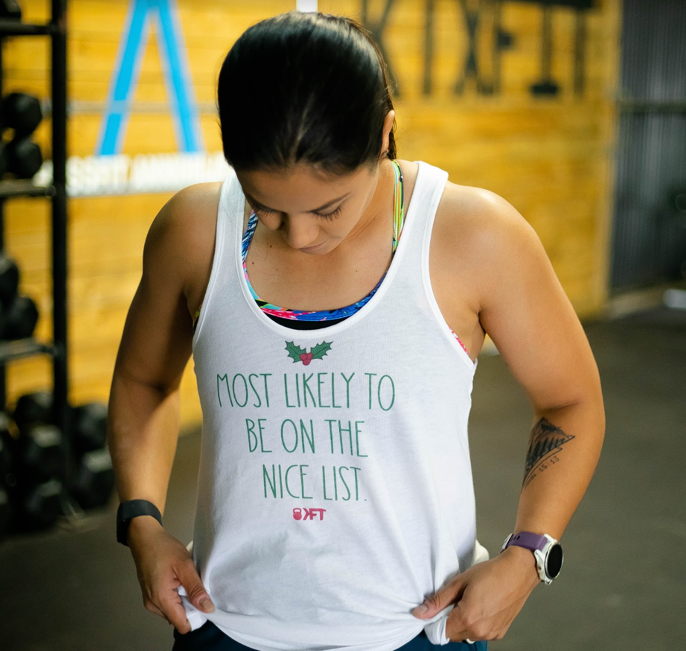 KFT Holiday Jersey Tanks - Nice List